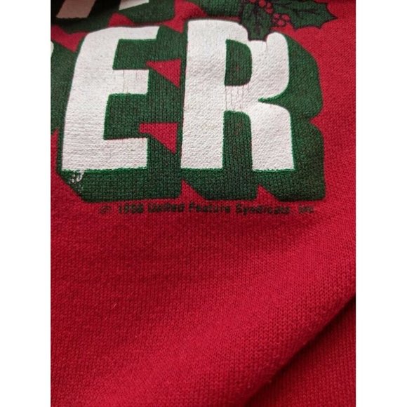 United Feature Syndicate 1958 Vintage Shulz Snoopy Holiday Shopper Crewneck - Picture 7 of 7